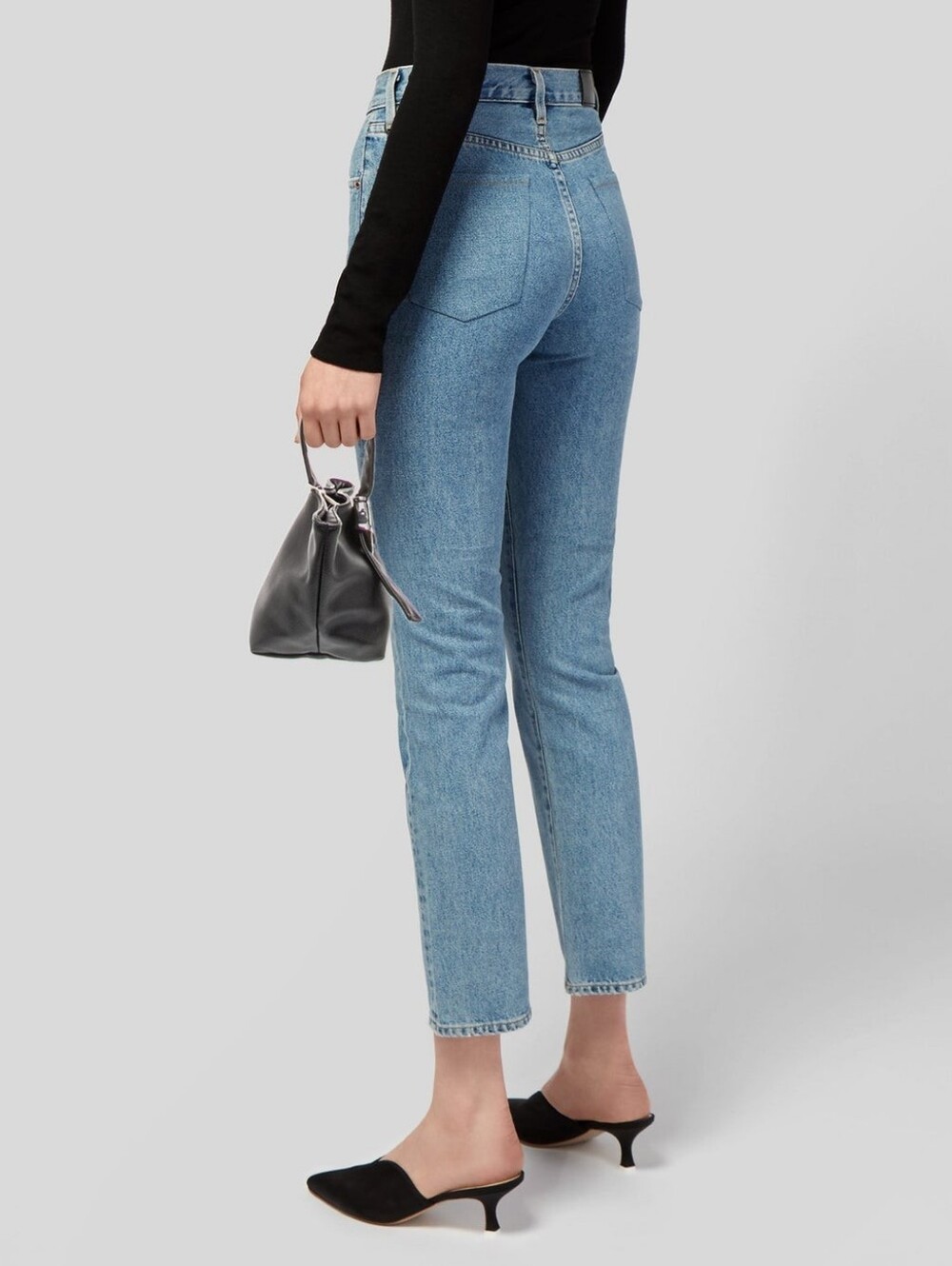 Brandon Maxwell X Merit Leather Mini Tote - Picture 3 of 5